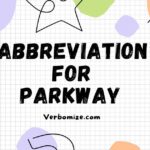 Abbreviation For Parkway