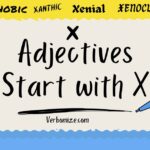 Adjectives That Start with X