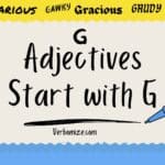 adjectives that start with g