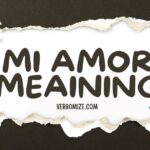 Mi Amor- Meaning