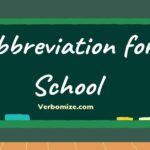 Abbreviation for School