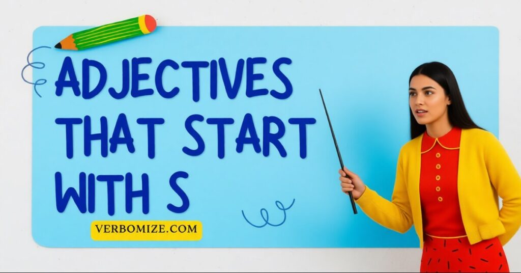 Adjectives that Start with S