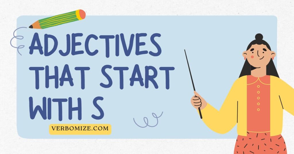Adjectives that Start with S